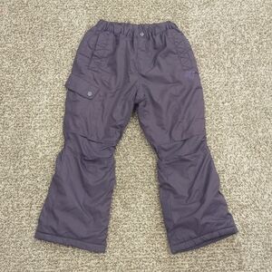 Bambino 130 (size 6) plum snow pants dark purple skiing sledding